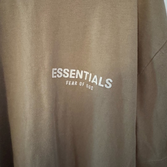 Essentials Beige Short Sleeve Women's Tee - Picture 4 of 7